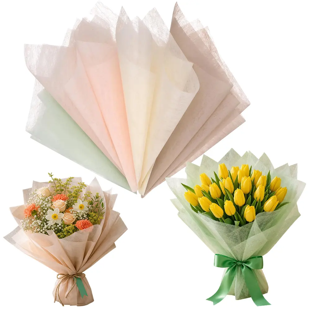 Cotton Square Flower Packaging Liner Paper (152 Pcs, 11.8x11.8in) - Box Liner, Floral Base, DIY Handicraft Supplies for Floral Artists, Handmade