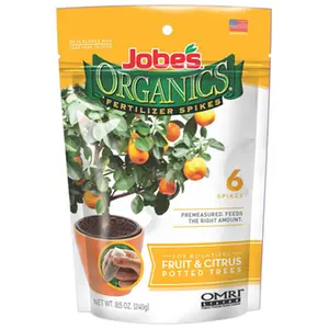 212 MAIN Jobes Fruit & Citrus Organic Plant Fertilizer Spike - 6-Pack Value