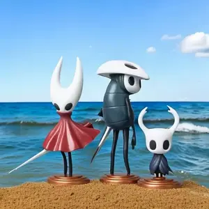 Three Knights Large Head Hollow Knight Bee Girl Doll Desktop Model Display Piece, Collectible Figures, Perfect Gift for Fans