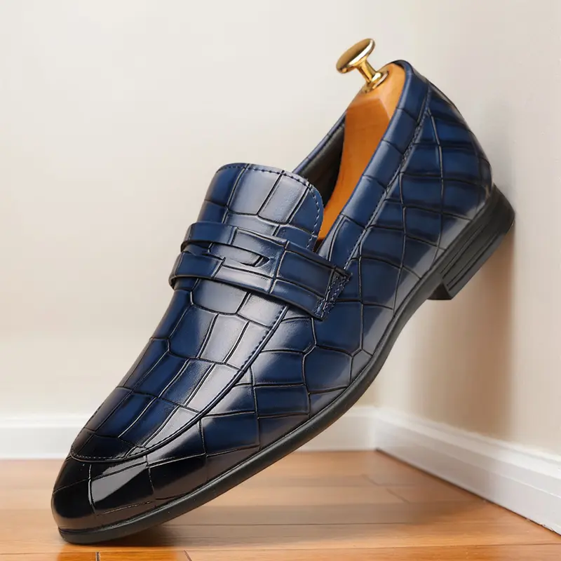 blue versace dress shoes Versace DSU6014S Loafers