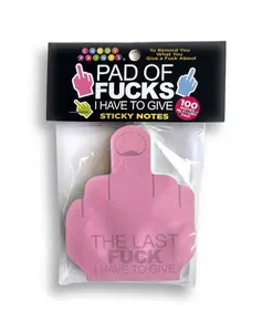 Pad of F-s I Have to Give Sticky Notes