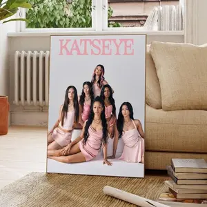 KATSEYE 2026 K-Pop Group Poster, Home Wall Decor