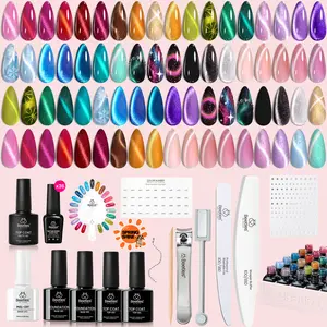 Beetles Cat Eye Gel Polish Set, DIY Nails at home gift Bunny Cutics Cosmetic Manicure Gift for women girls Fall Nail Halloween Nail Black Friday Winter Nail Christmas Gift