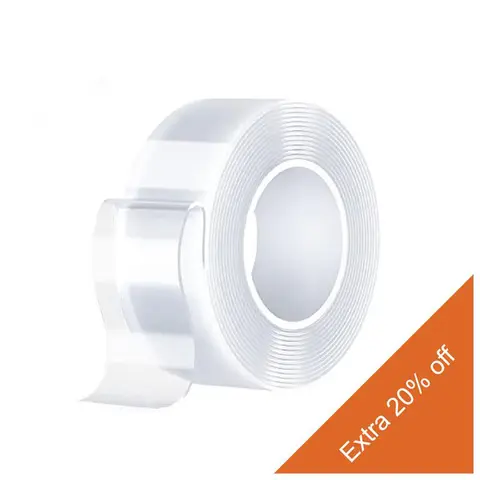 Multi-Size Durable Double Sided Acrylic Tape Set - 9.85ft & 30ft Heavy Duty Strips with Strong Adhesive, Removable Residue-Free, Easy to Use for Indoor/Outdoor Fixing, Transparent Mounting on Smooth Surfaces & Picture Frames (Tools & Hardware Adhesives)