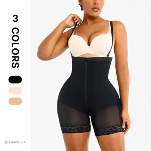 Shapellx AirSlim Firm Tummy  Bodysuit With Butt Lifter Shorts Shapewear Womenswear live