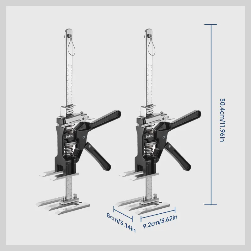 IMBOT Labor-Saving Arm Jack Two-Piece Set for Wall Tile Positioning, Doors, Windows, Cabinets, Installation, Furniture Lift, Drywall Lift, Lift Tools