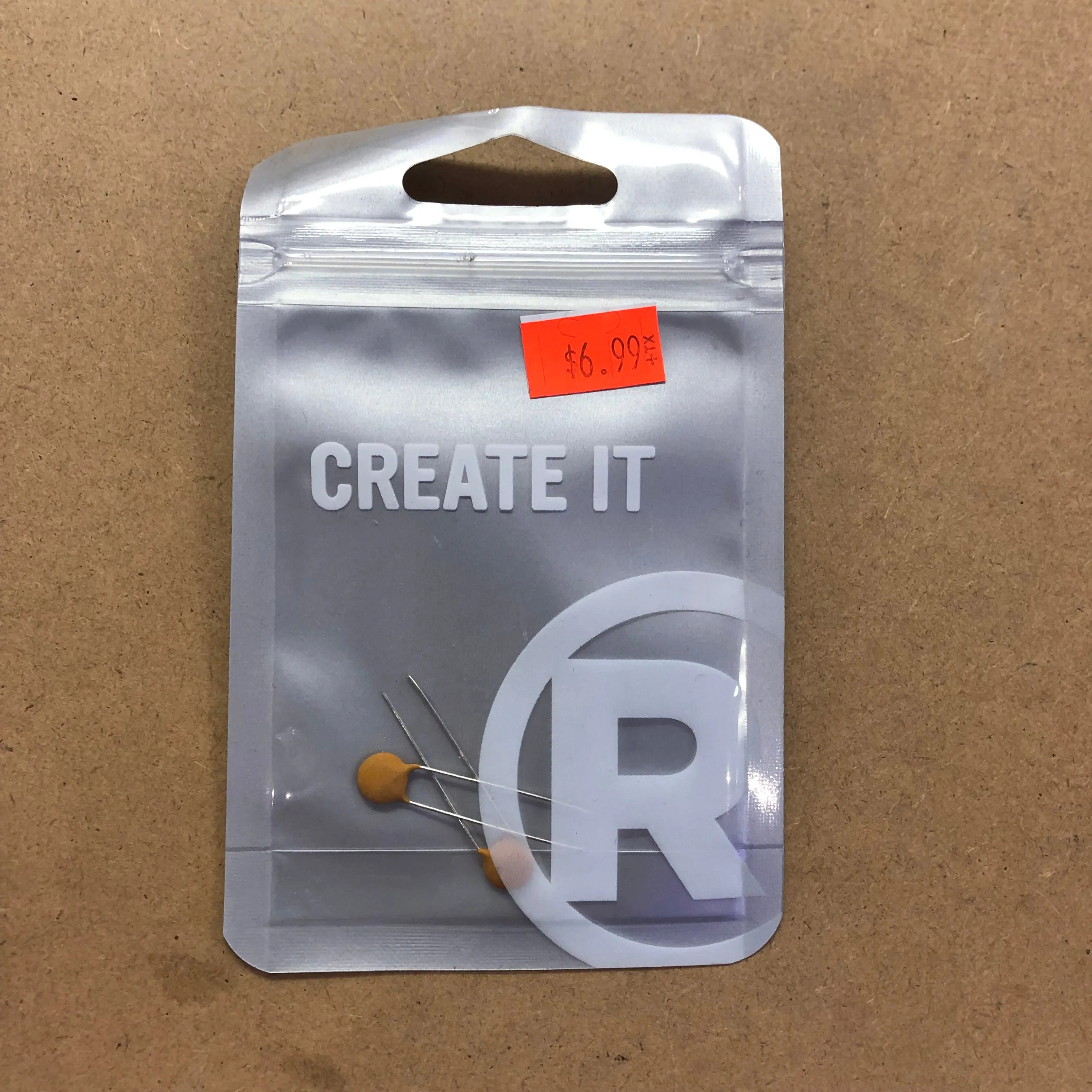 RADIOSHACK 0.01uF 500V 20% HI-Q CERAMIC DISC CAPACITOR (PK OF 2)