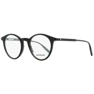 Montblanc Oval Eyeglasses MB0009O 005 Black 50mm 0009