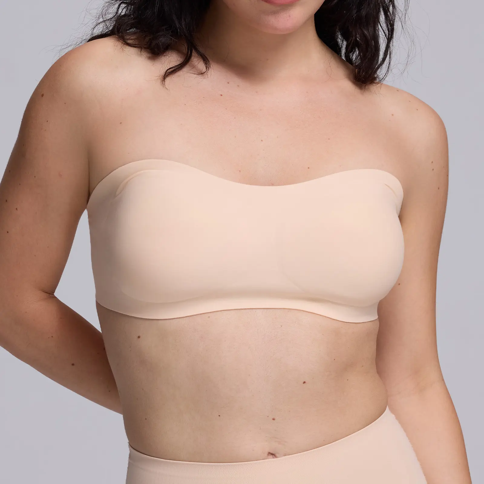 Womens Strapless Bras  Non Slip Wireless Supportive Padded Bras Seamless Comfortable Bra  Strapless Tube  Jelly Bras