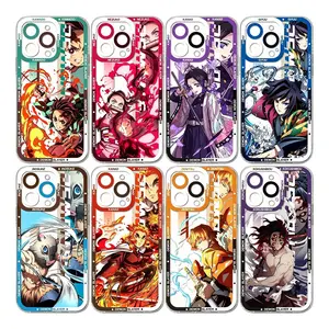 Anime Demon Slayer Case for iPhone 17 16 15 14 13 12 11 8 7 6 Pro Max Plus XS XR Hard Shockproof Cover Cellphone Smartphone Protective Protection Protector