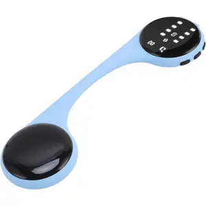 Pillow Speaker for Sleeping, Bone Conduction Sleep Aid with White Noise Stereo Bass, Bluetooth Pillow Speaker with LED Screen (Blue)