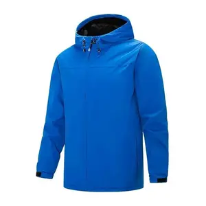 Men's Windproof Waterproof Zipper Jacket 2025 - Unisex Lightweight Active Coat with Plush Lining - Outdoor Hiking Sports Casual Athletic Techwear