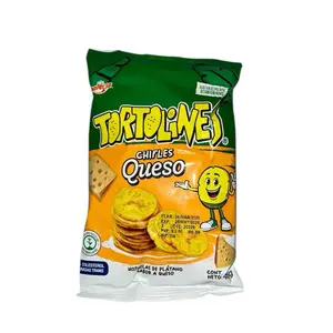 Tortolines Chifles Queso 45g Plantain Chips Cheese Flavor Latin Snack Ecuador