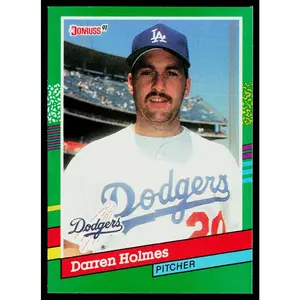 Darren Holmes 1991 Donruss #669 RC Los Angeles Dodgers