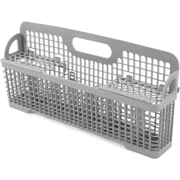 HECASA Gray PP Plastic Dishwasher Silverware Basket, Universal Dishwasher Accessory Fit for Whirlpool, Kenmore, Replaces AP6012898, PS11746119, WP8531233, WP8531233VP, WP8562043, B00LHR20E4, B00IMO5GNC, Dishwasher Accessories, Pp Plastic Material