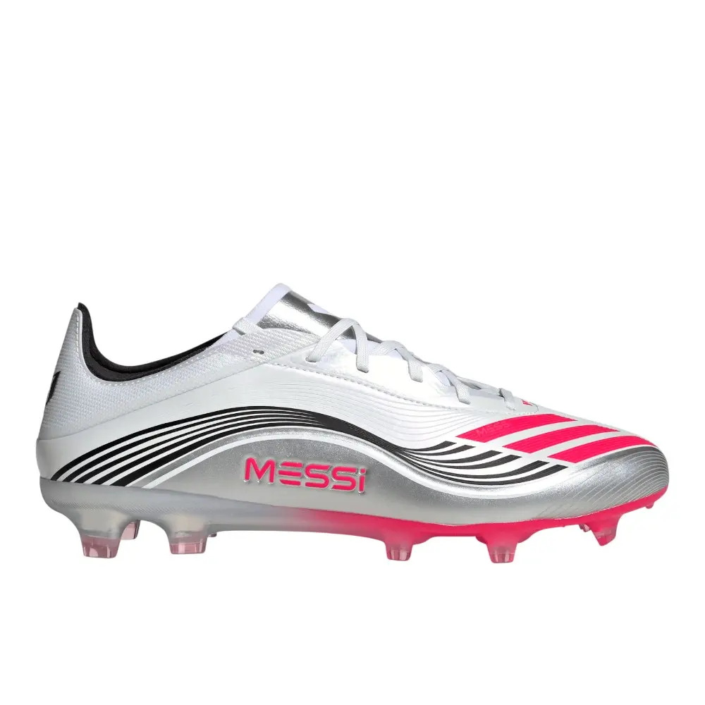 adidas Mens F50 Messi Pro Firm Ground Soccer Cleats  - White