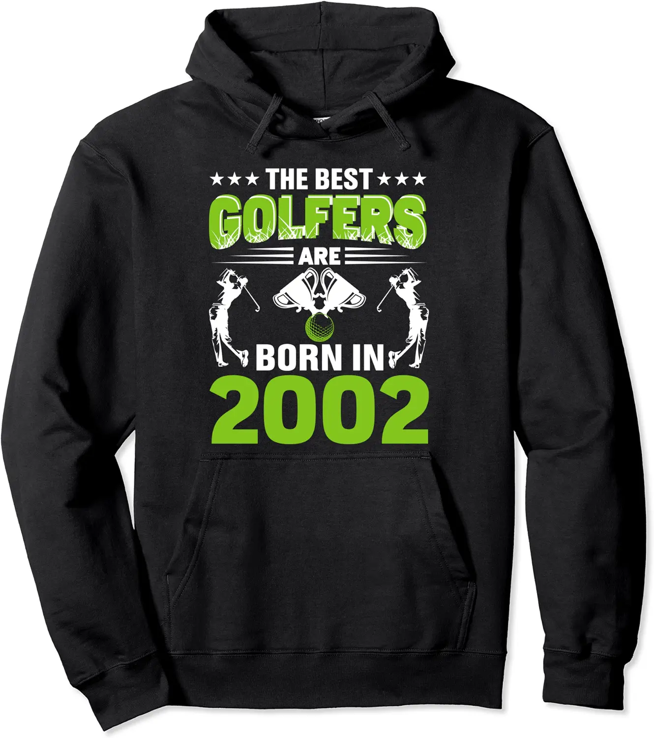 The Best Golfers Are Born In 2002 Pullover Hoodie - Salvadorata Shop 48B0BZM1DTPT