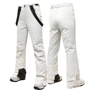 Unisex Couple’s Ski Pants – Waterproof, Warm, Thickened, Suitable for Single and Double Boards
