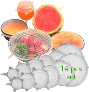 Silicone Stretch Lids Set Of 14