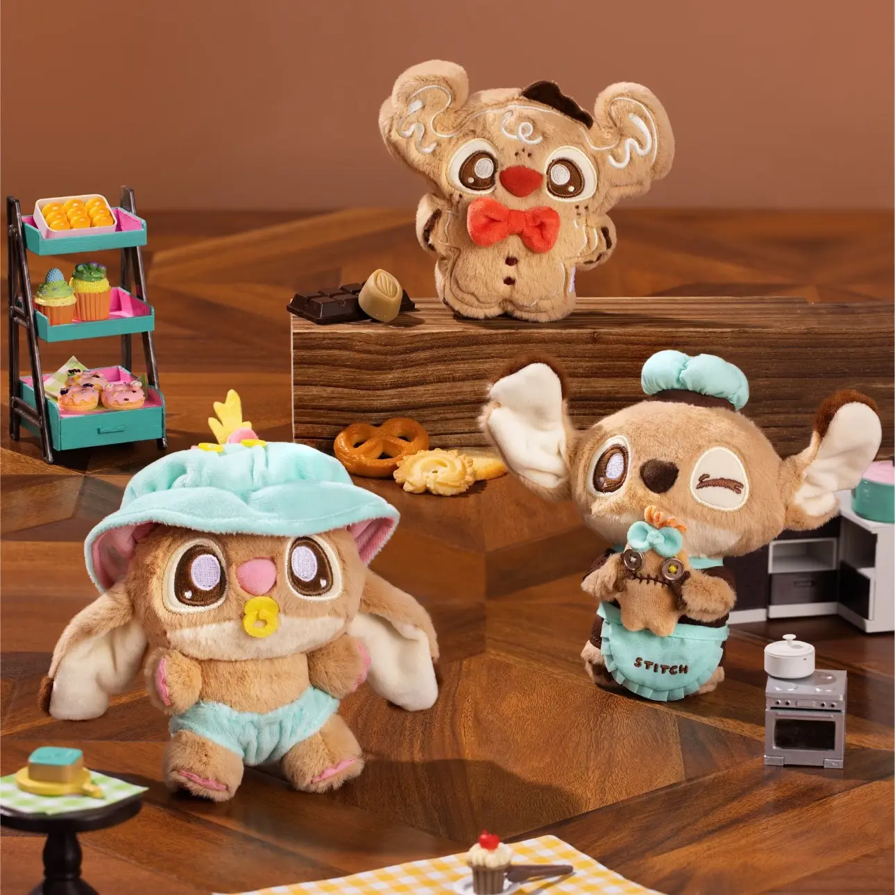Stitch Chocolate Factory Plush  Blind Box Cute Cartoon Pendant