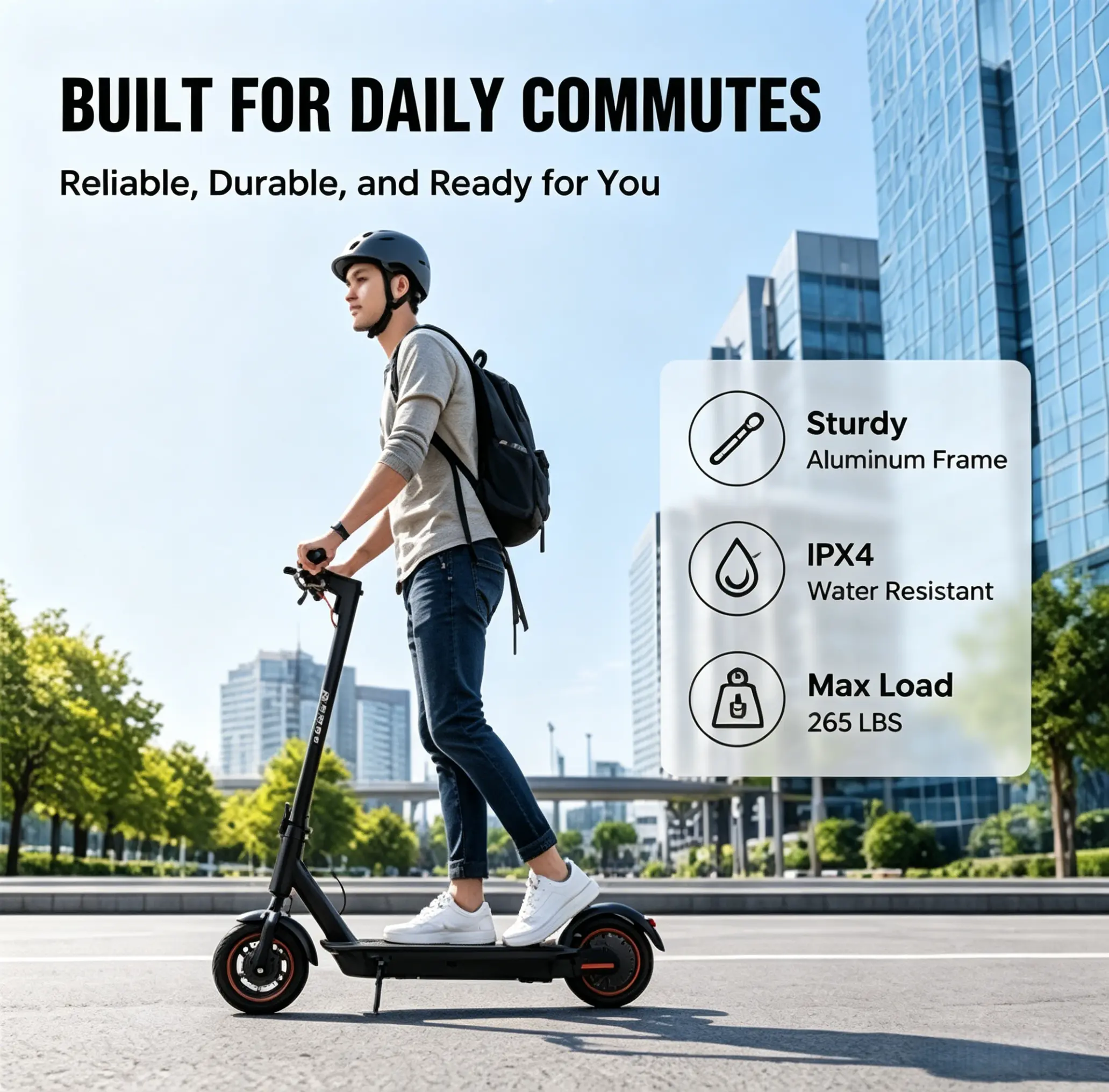 G3 Pro Adult Electric Scooter, 750W Peak Motor, 25 Mi Range, 19 MPH Top Speed, 10" Pneumatic Tires, Portable Folding Commuting Motorized High Speed Scooter (Black Neon), Portable Folding Scooter