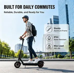 G3 Pro Electric Scooter for Adults, 750W Peak Motor, 25 Mile Range, 19 MPH Top Speed, 10" Pneumatic Tires, Foldable Commuter E Scooter black neon e-scooter limes cooters