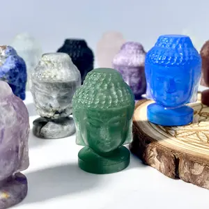 crystal carving-Buddha head