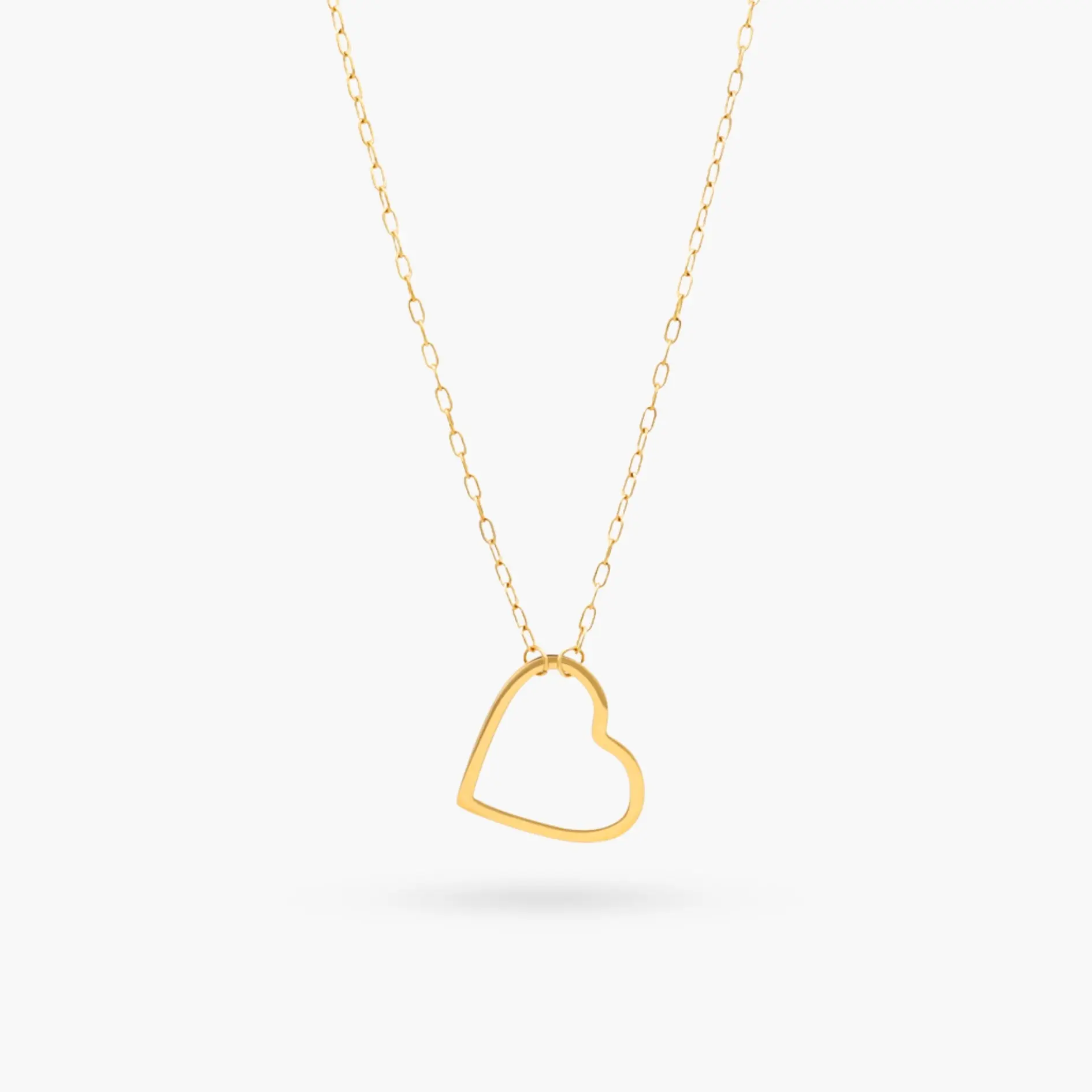 Follow Your Heart Silhouette Necklace