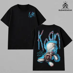 Korn The Serenity Of Suffering Doll Vintage Soft Cotton Shirt, Crewneck Oversized Unisex Graphic Nu Metal Dark Gothic Rock Streetwear Tee, Casual T-Shirt Option Gif for Music Fans