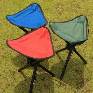 Outdoor Small Folding Triangle Stool Fishing Chair Camping Multi-Functional Long Bench Home Daily Park Chair, Portable & Lightweight Design Folding Camping Chairs