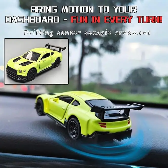 Automatic Drifting Car Dashboard Ornament - Rotating Moving Car Toy for Car Interior Decoration