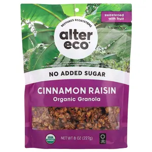 Alter Eco Organic Granola, Cinnamon Raisin, 8 oz (227 g)