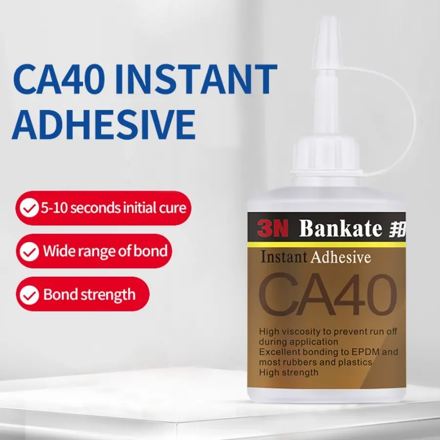 Strong Adhesive Gel, Quick-Drying Glue for Metal Plastic Ceramic Wood, Universal Fast-Setting Ca40 Instant Glue, 28.3g, 1/3/5/10 Pcs