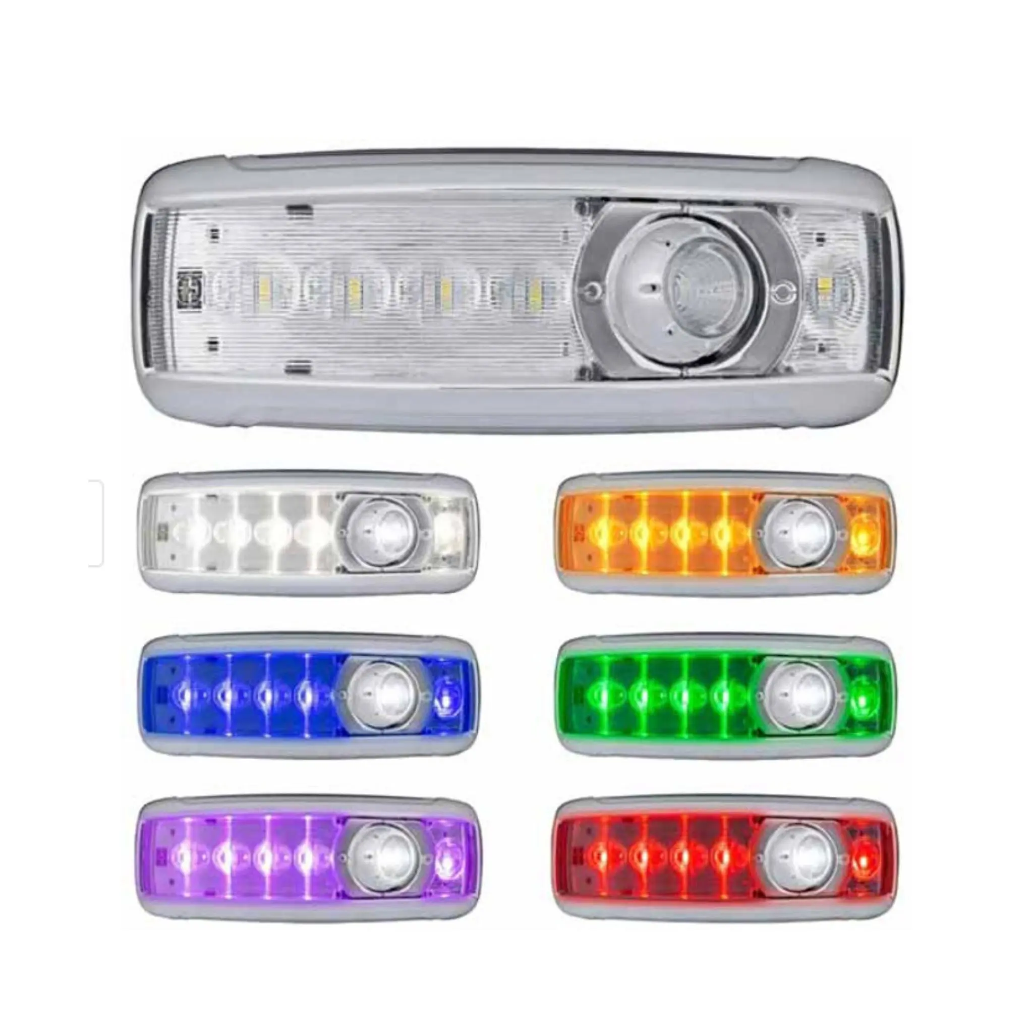 Trux Accessories -Kenworth Over Door Light 6 Color LED for T680 T880 Automotive Car Light Auxiliary Light