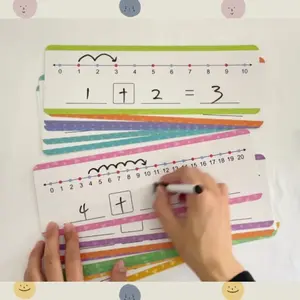 1pc Multi-Style Number Line Addition Subtraction Learning Cards, Essential Education for Mind Development, Perfect Gift for Back-To-School Season