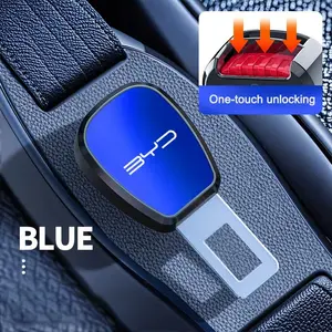 Alloy Car Seat Belt Extender for Byd Song Pro Tang Dmi Qin Plus Max Yuan Ev Seal Dolphin, Adjustable Shoulder Strap Extension
