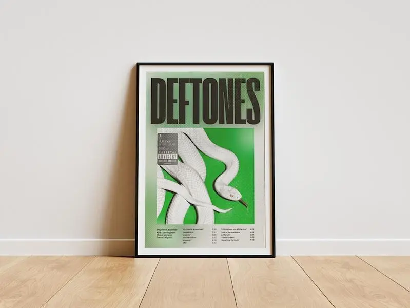 Deftones Album Art Poster | Private Music, Satin Finish