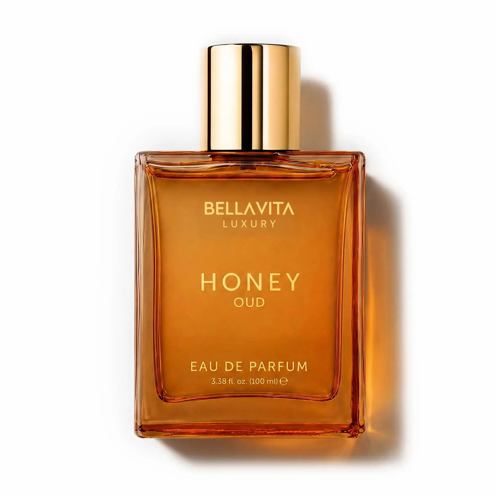 Bella Vita Luxury's Honey Oud | Eau de Parfum 100ml (3.4 fl oz) | Patchouli, Vanilla, Bergamot | Floral & Spicy | Made with Clean & Vegan Essentials Oils | Cruelty Free Fragrance Perfume