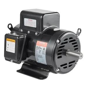 【Summervibes】VEVOR 7.5HP Air Compressor Moto,230V 31.6 Amps Electric Motor, 3450RPM 184T Frame, 1-1/8" Keyed Shaft, 2.75" Shaft Length for Air Compressors, Single Phase, CCW/CCW (Factory Setting is CCW)