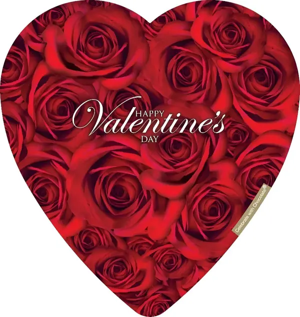 Valentine's Heart Gift Chocolate Box 3.2oz Valentine's Heart Gift Chocolate Box 3.2oz