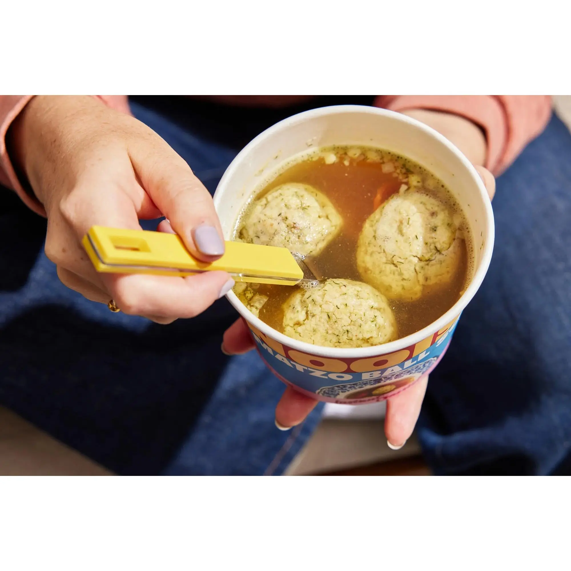 NOOISH Egg Dried Instant Matzo Ball Soup - US Kosher Vegetarian