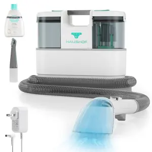 #SpringGlowUp HAUSHOF Cordless Carpet & Upholstery Cleaner, Lightweight Deep Fabric Cleaner Machine with Brushless Motor & Powerful Suction for Pet Stains, Couch, Rug, Car Seats, Spot & Stain Cleaner Included