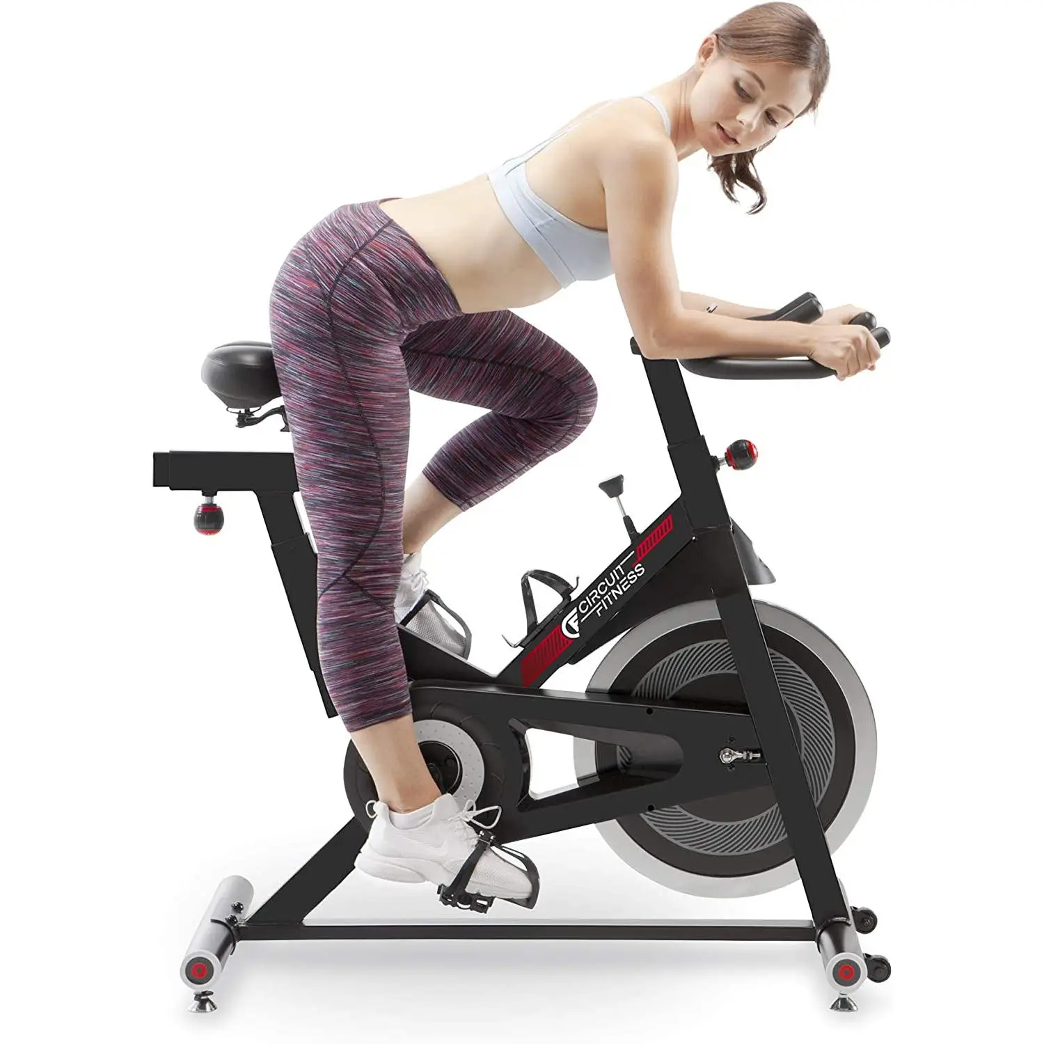 Club 30 Lbs. Flywheel Revolution Cycle for Cardio Workout – Adjustable Manual Resistance Mechanism