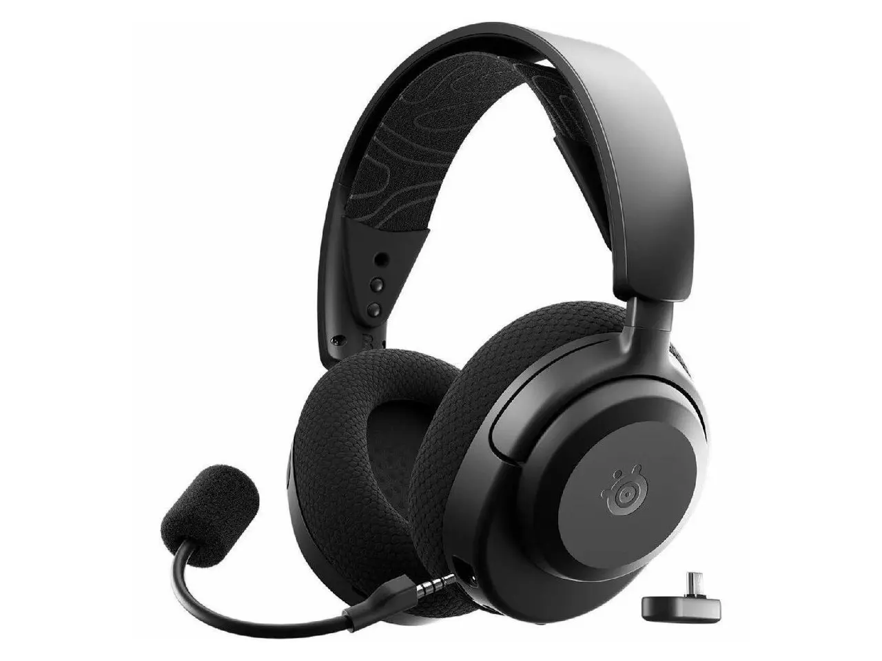SteelSeries Arctis Nova 3P Wireless Multi-Platform Gaming Headset - Mobile App Control, 40 HR Battery, Neodymium Magnetic Drivers, 2.4GHz/Bluetooth, PS5, PS4, PC, Switch, Mobile - Black