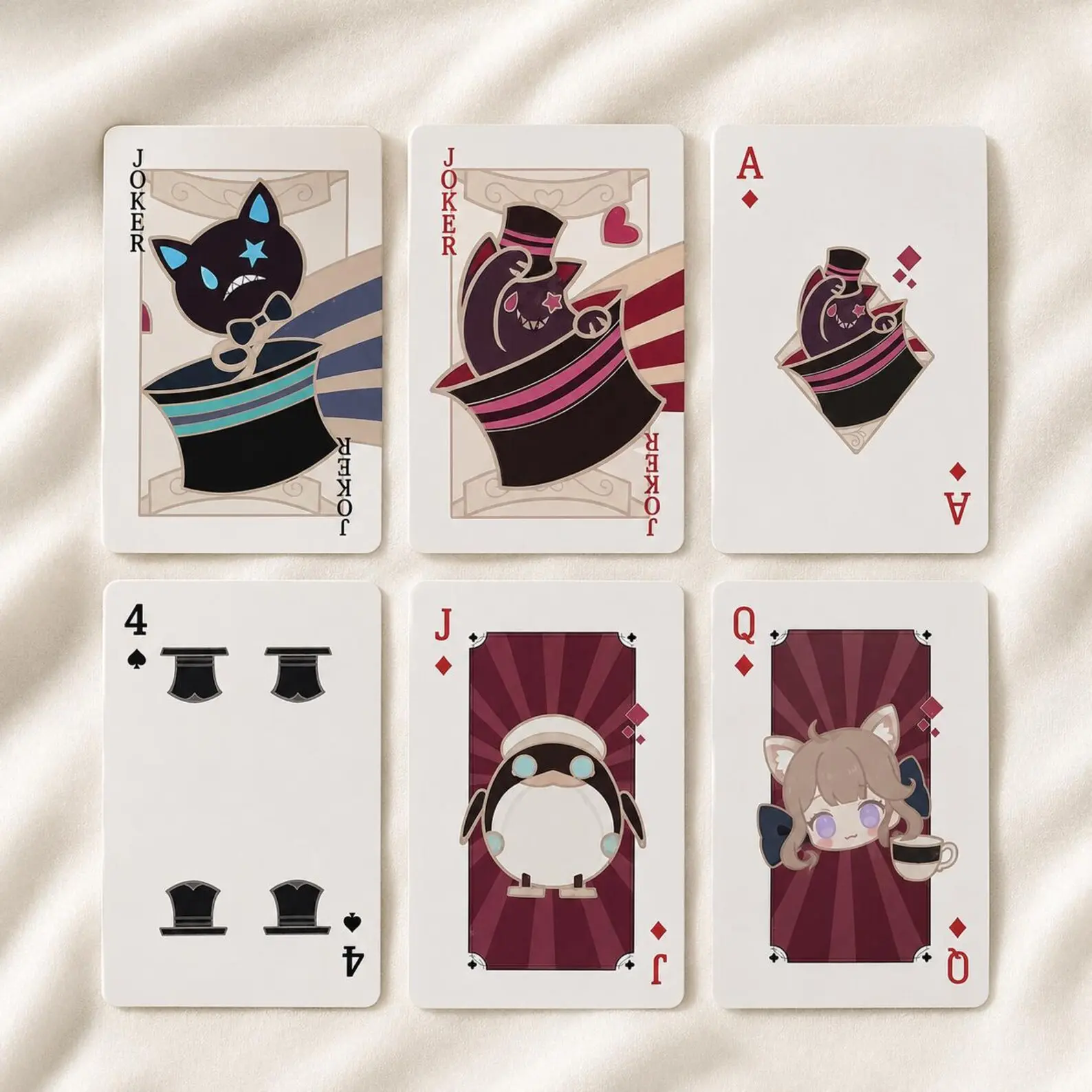 Genshin Impact Playing Cards  -  Anime Poker 54 Cards Deck, Playing Cards for Fan