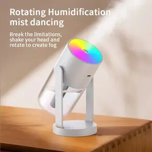 Shake Colorful Humidifier Car Water Spray Instrument Adjustable Direction Rechargeable Air Humidifier for Vehicle Use