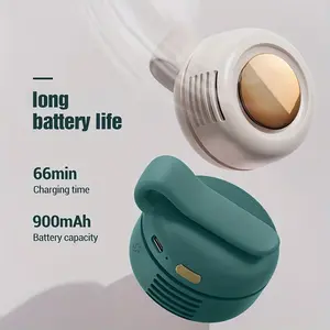 3-in-1 Rechargeable Neck Fan: Wearable Waist Fan, Handheld Fans, Suspended Collar Cooler & Phone Cooling Fan Blows Cold Air, Bladeless Silent Turbo Mini Fan Clip with 66min Fast Charge, Portable Travel Essential & Outdoor Accessory