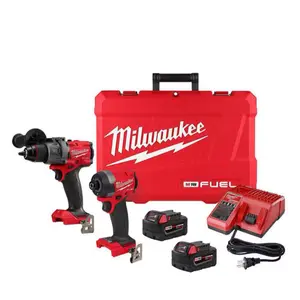 M18 FUEL 18V Lithium-Ion Brushless Cordless Hammer Drill and Impact Driver Combo Kit (2-Tool) with 2 Batteries