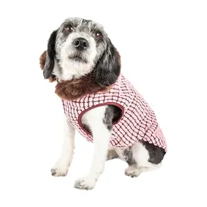 Pet Life Luxe 'Beautifur' Boxed Mink Fur Dog Coat Jacket