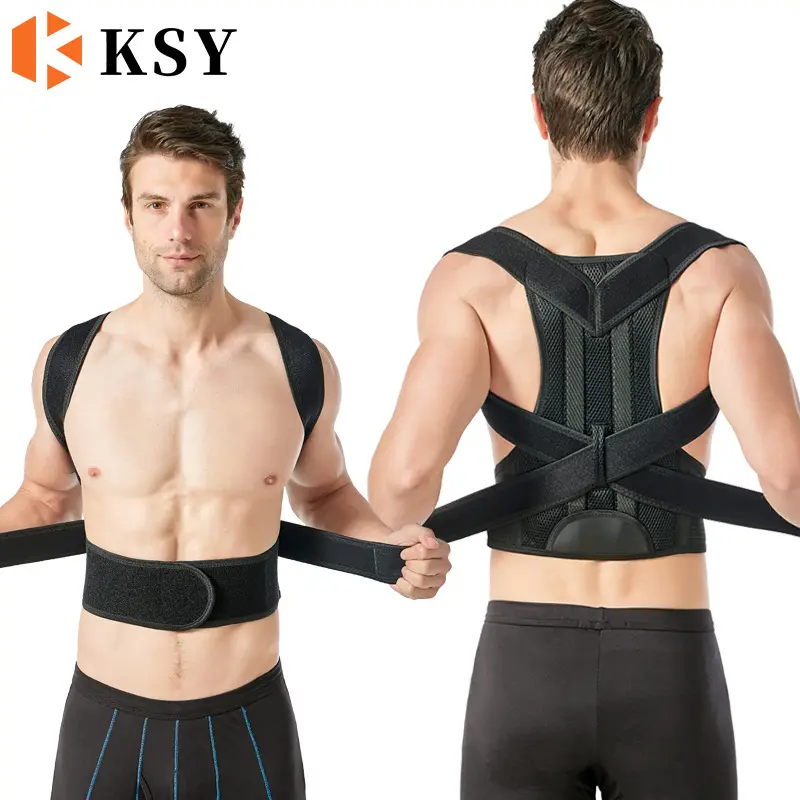 Cross-border Amazon anti-T back, positive belt, chest open shoulder posture belt, male and female breathable posture, back restraint belt Healthcare Support Tool
